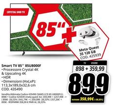 Samsung - Smart Tv 85 85u8000f