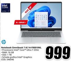 HP - Notebook Omnibook 7 AI 14-FR0019NL