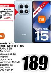 Xiaomi - Redmi Buds  Redmi Note 15 8+256