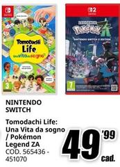 Nintendo - Switch Tomodachi Life Una Vita Da Sogno / Pokemon Legend Za