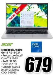 Acer - Notebook Aspire Go 15 A915-72P