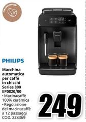 Philips - Macchina Automatica Per Caffè In Chicchi Series 800 EP0820/00