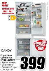 Candy - Frigorifero Combinato CNBQL3518EV