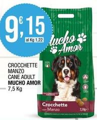 Mucho Amor - Crocchette Manzo Cane Adult