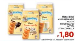 Mulino Bianco - Merendine  Flauti Cioccolato/Latte/Stracciatella