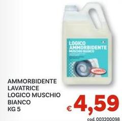 Ammorbidente Lavatrice Logico Muschio Bianco