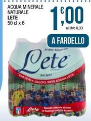 Lete - Acqua Minerale Naturale