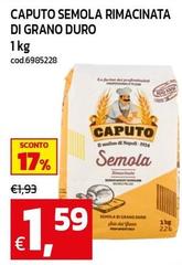 Caputo -  Semola Rimacinata Di Grano Duro