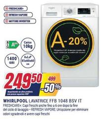 Whirlpool - Lavatrice Ffb 1048 Bsv It