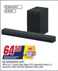 LG - Soundbar S40T