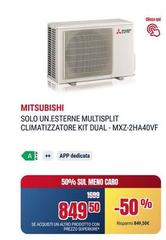Mitsubishi - Solo Un. Esterine Multisplit Climatizzatore Kit Dual - MXZ-2HA40VF