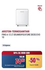 ARITON-TERMOSANITAR FINO A 12 LT Deumidificatore Deos Evo