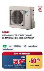 Daikin - FISSO INVERTER POMPA CLIMATizzatore ATXD35A/ARXDA