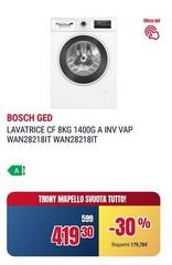 Bosch -  GeD Lavatrice 8kg 1400g A Inv Vap