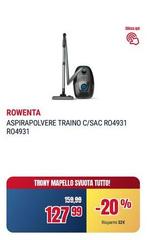 Rowenta - Aspirapolvere Traino C/Sac RO4931