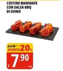 Bbq - Costine Marinate Con Salsa  Di Suino