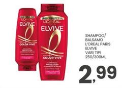 L'Oreal - Shampoo/Balsamo Elvive