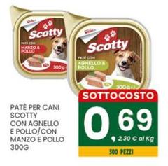Scotty - Patè Per Cani Con Agnello E Pollo/Con Manzo E Pollo
