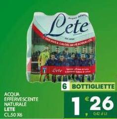 Lete - Acqua Effervescente Naturale
