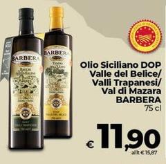 Barbera - Olio Siciliano DOP Valle Del Belice/ Valli Trapanesi/ Val Di Mazara