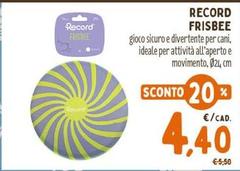 Record - Frisbee