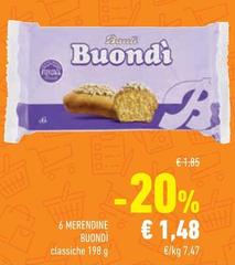 Buondi - 6 Merendine