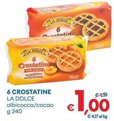 La Dolce - 6 Crostatine Albicocca