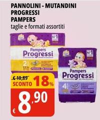 Pampers - Pannolini- Mutandini Progressi