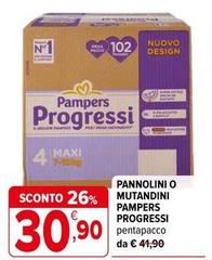 Pampers - Pannolini O Mutandini Progressi