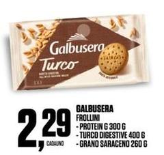 Galbusera - Frollini Protein/ Turco Digestive/ Grano Saraceno