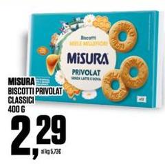 Misura - Biscotti Privolat Classici