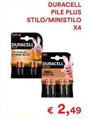 Duracell - Pile Plus Stilo/Ministilo