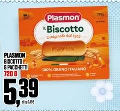 Plasmon - Biscotto 8 Pacchetti