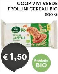 Vivi verde coop - Frollini Cereali Bio
