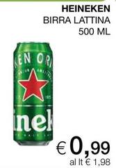 Heineken - Birra Lattina
