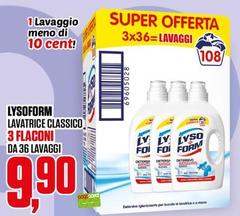 Lysoform - Lavatrice Classico 3 Flaconi