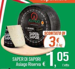 Saper di sapori - Asiago Riserva