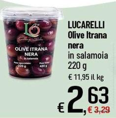 Lucarelli - Olive Itrana Nera In Salamoia