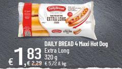 Daily bread - 4 Maxi Hot Dog Extra Long