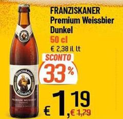 Franziskaner - Premium Weissbier Dunkel