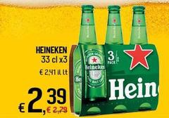 Heineken - 33 Cl X3