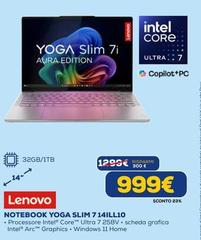 Lenovo - Notebook Yoga Slim 7 14ILL10