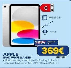 Apple - Ipad Wi-Fi 11A Gen