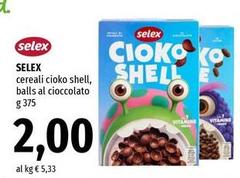 Selex - Cereali Cioko Shell, Balls Al Cioccolato 