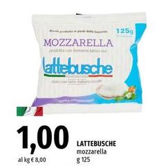 Lattebusche - Mozzarella