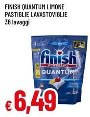 Finish - Quantum Limone Pastiglie Lavastoviglie 
