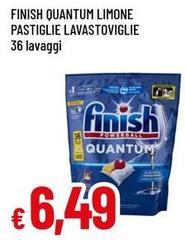 Finish - Quantum Limone Pastiglie Lavastoviglie 