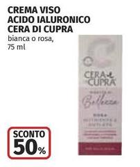 Cera Di Cupra - Crema Viso Acido Ialuronico