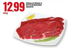 Spalla E Reale A Fette Di Bovino Adulto