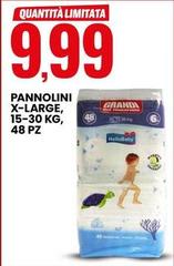 Pannolini X-Large, 15-30 Kg, 48 Pz